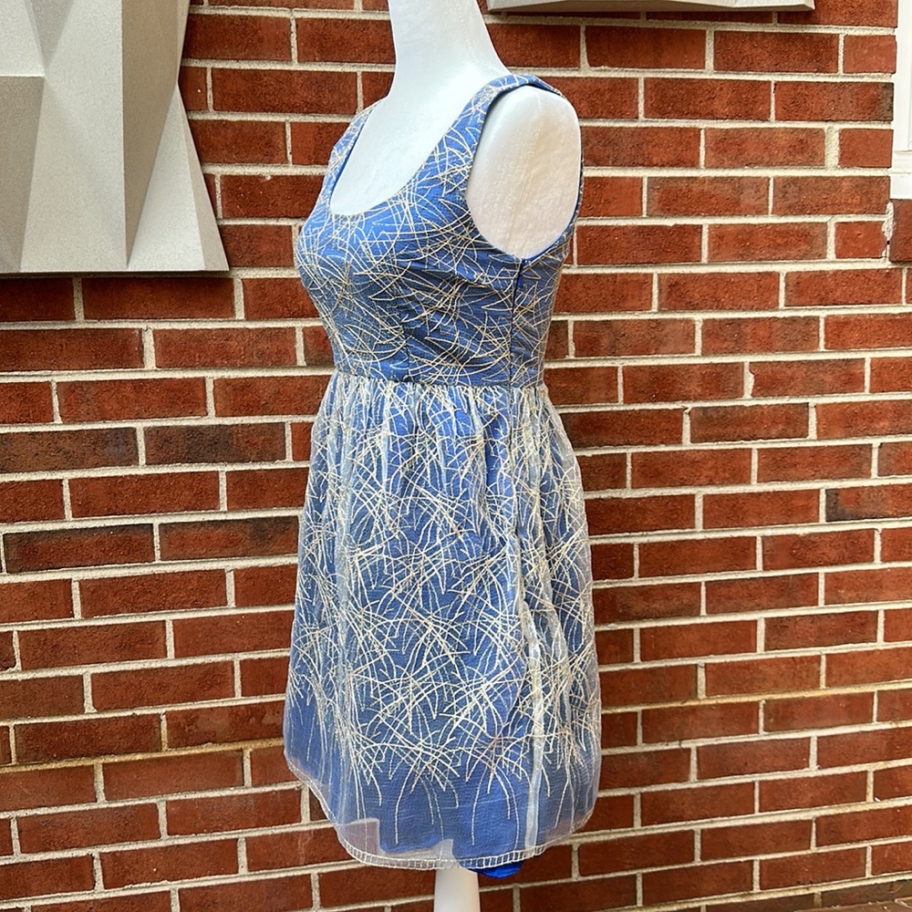 Minuet Blue A-Line Dress Size S - Picture 2 of 8